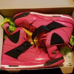 Girls Jordan FLT 45 Hi Prem GS👟💞💞💞